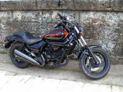 カワサキVN250AEエリミネーター タンク シルバー/ブラック。 カワサキ