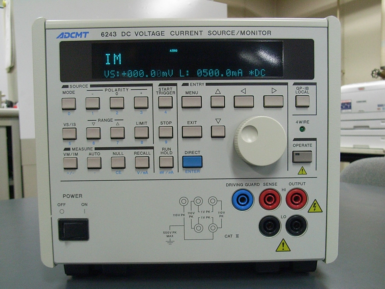 その他 ADVANTEST 6243 DC VOLTAGE/CURRENT SOURCE Amazon.co.jp