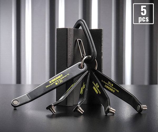 シグネット 5PCS薄型オフセットレンチ スペーステン ヘックスローブ