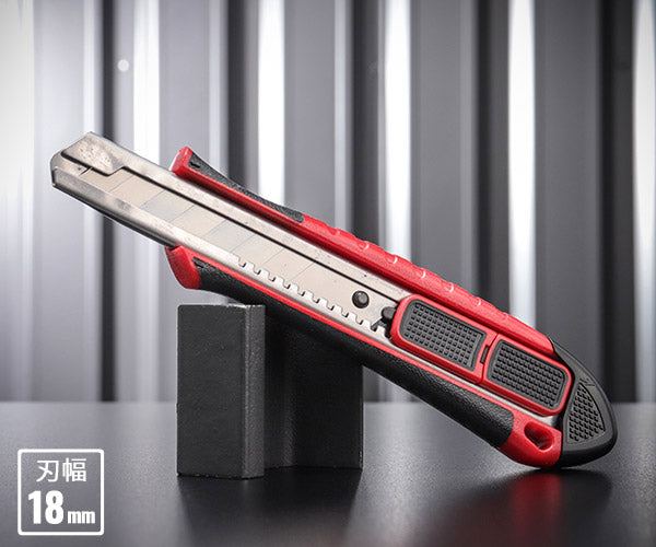 TONE セーフティリターンカッターナイフ 全長195mm 刃厚0.5mm (SRCT-18