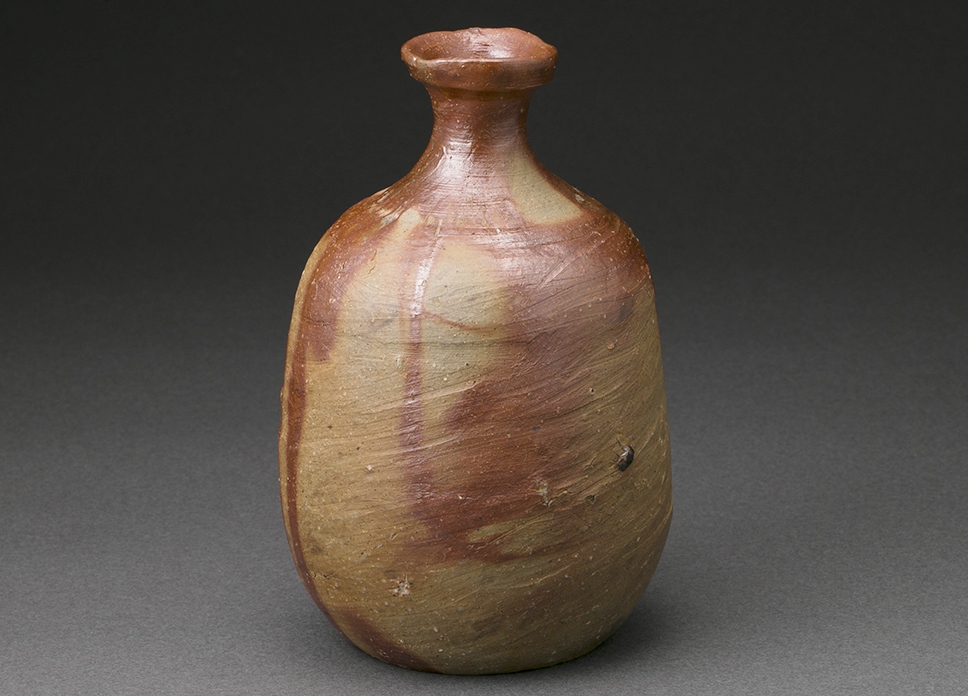 希少作☆小出尚永【師：原田拾六】☆備前ぐいのみ☆共箱・布