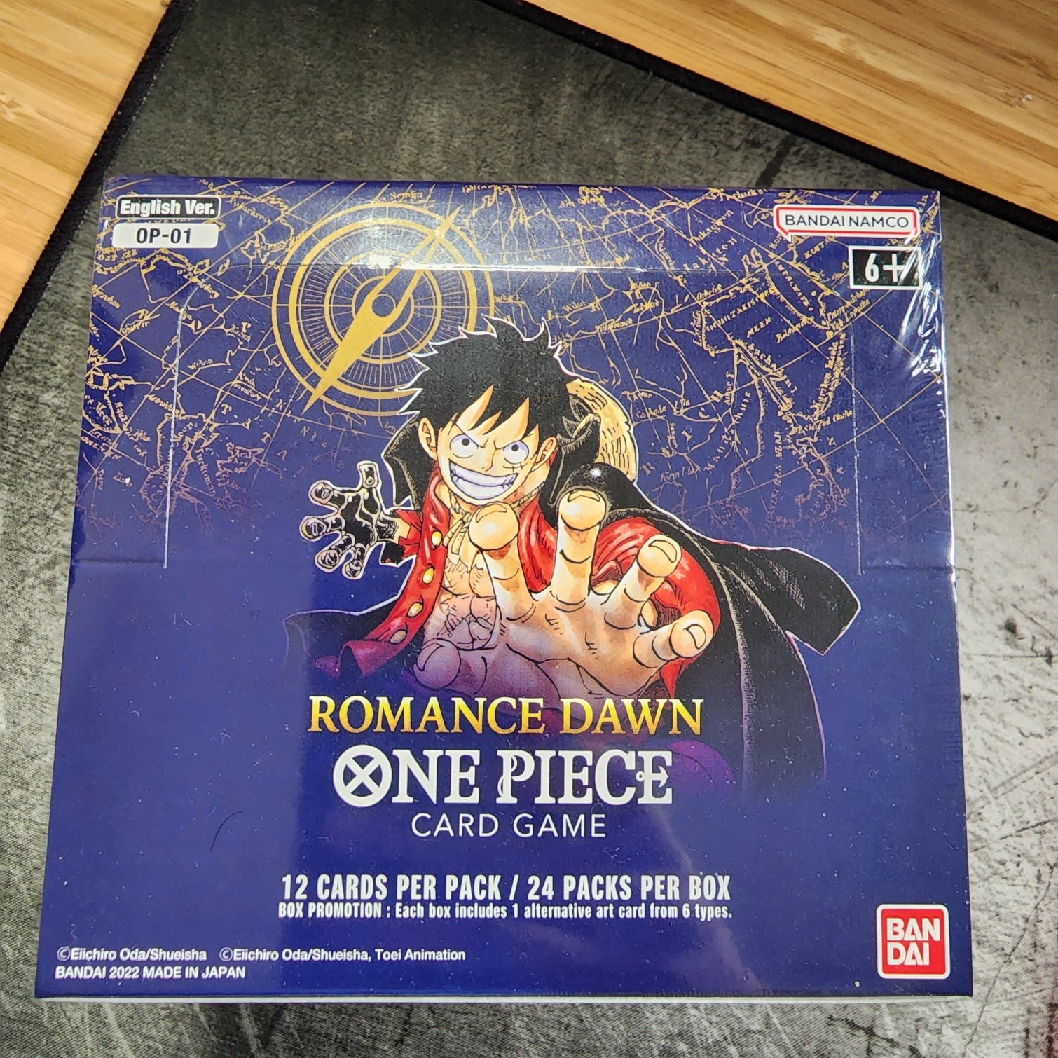 24 Pack Booster Box TCG ONE PIECE TCG: ROMANCE DAWN Booster Box