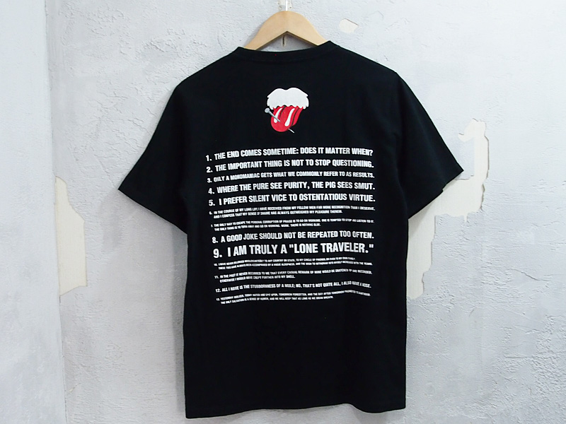 NUMBER(N)INE ベロ Tシャツ ベロT 黒 ブラック 3 NUMBER NINE