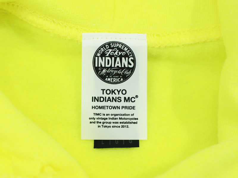 東京インディアンズ 蛍光黄色 Tシャツ hrcs205｜東京インディアンズ