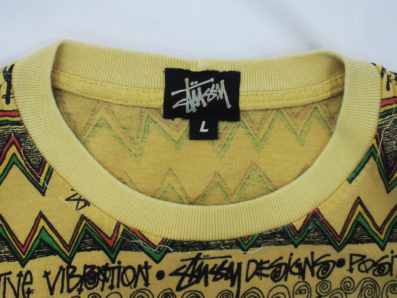 OLD STUSSY IRIE BAND 総柄タンクトップ ラスタTOM TOM OLD STUSSY