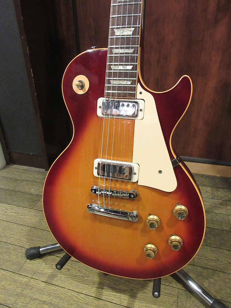 1975 Gibson Les Paul Deluxe Cherry Sunburst - ヴィンテージギター