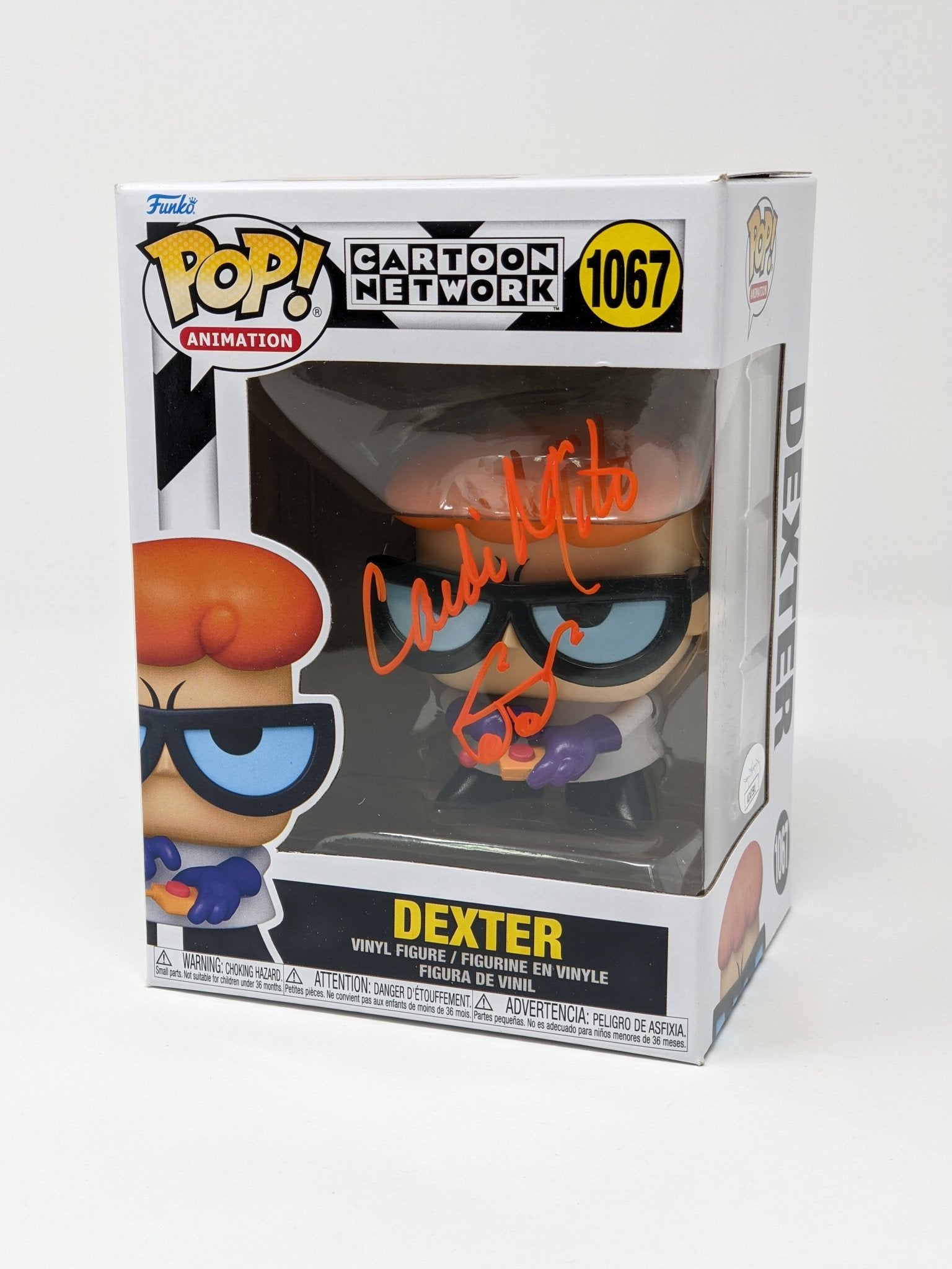 Candi Milo Cartoon Network Dexter #1067 Signed Funko Pop JSA Certified