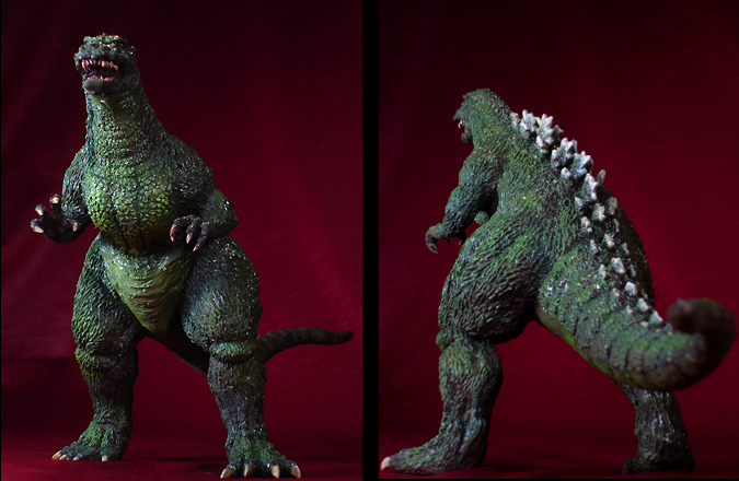 海洋堂 バーニングゴジラ 酒井ゆうじ原型 完成品 【ジュニアおまけ付き