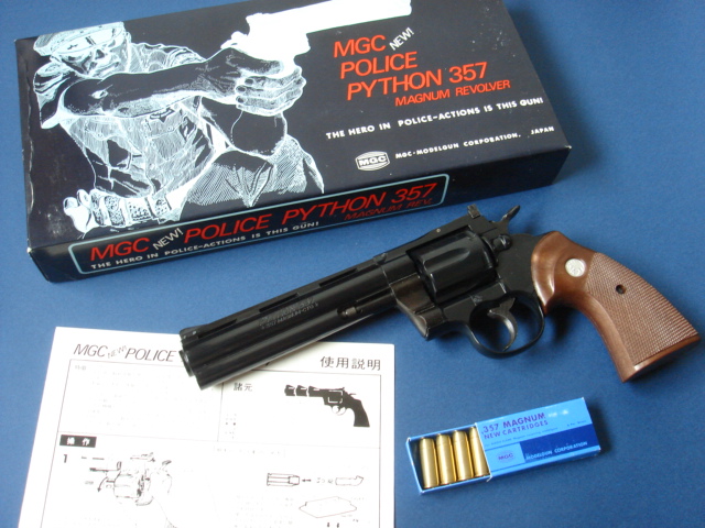 MGC NEW POLICE PYTHON357 6in: GFCのモデル玩具箱