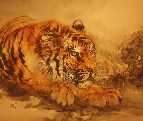 近代で一番虎が上手い作家大橋翠石 ｜ 名古屋 北岡技芳堂