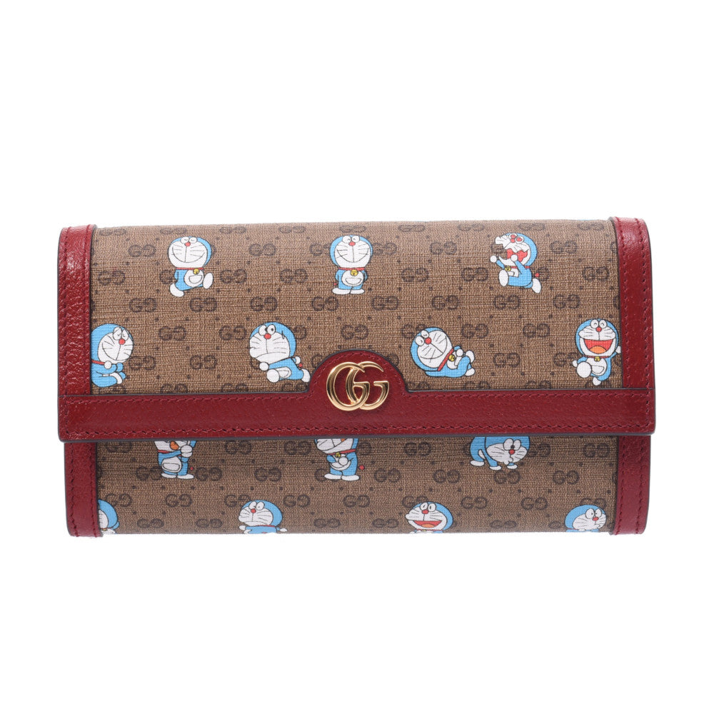 グッチ GUCCI 二つ折り財布 ドラえもんコラボ レディース