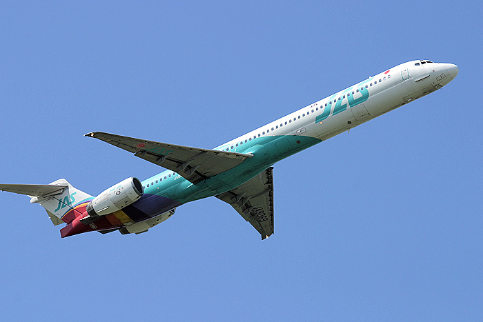 JALUX 1/200 MD-90 JAS 日本エアシステム3号機 日本エアシステム JAS