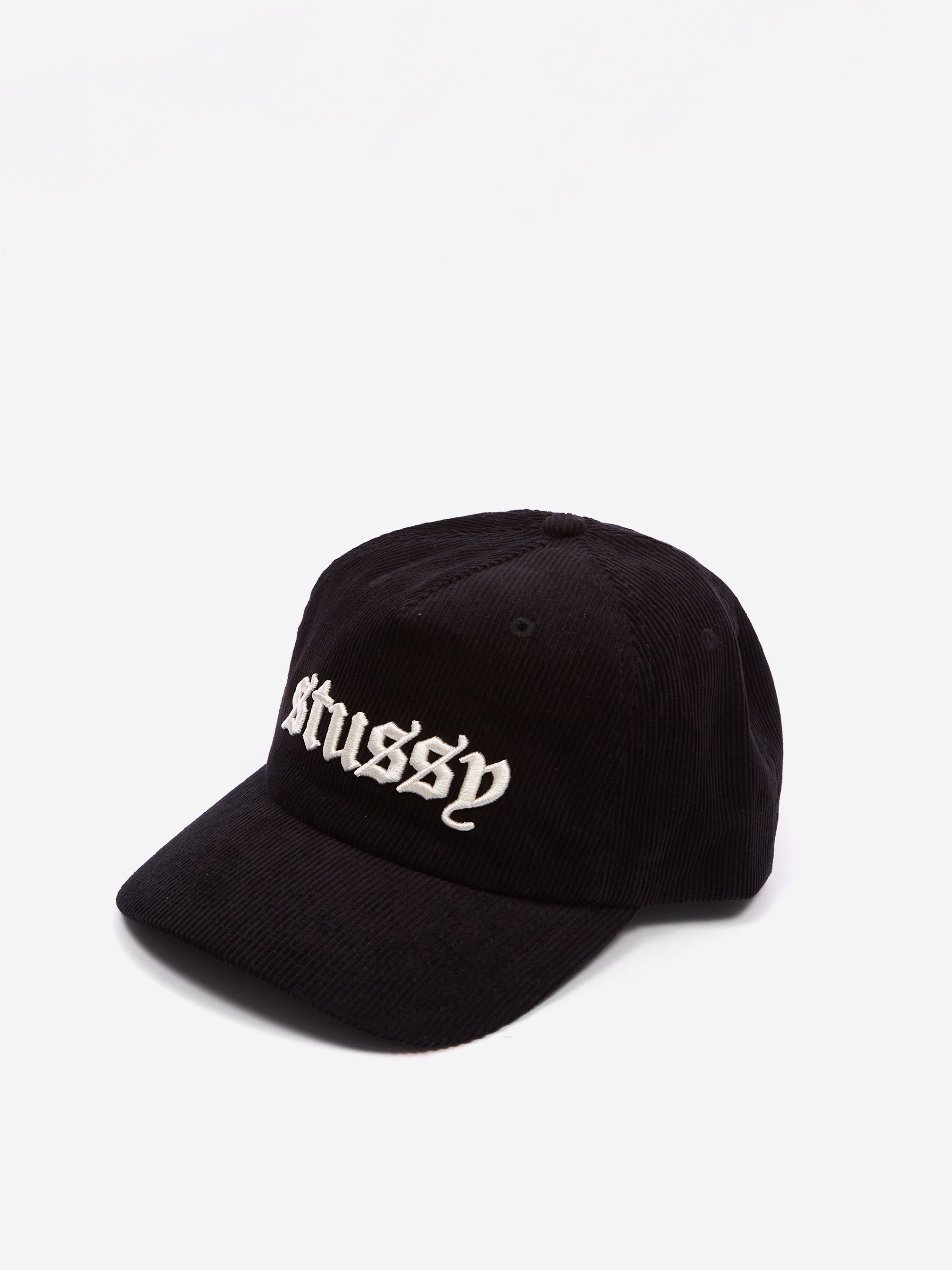Stüssy Corduroy OE Cap - Black – Goodhood