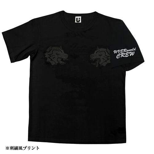 ROAR WOLF Tシャツ CREW ver. (ブラック) | UVERworld OFFICIAL GOODS