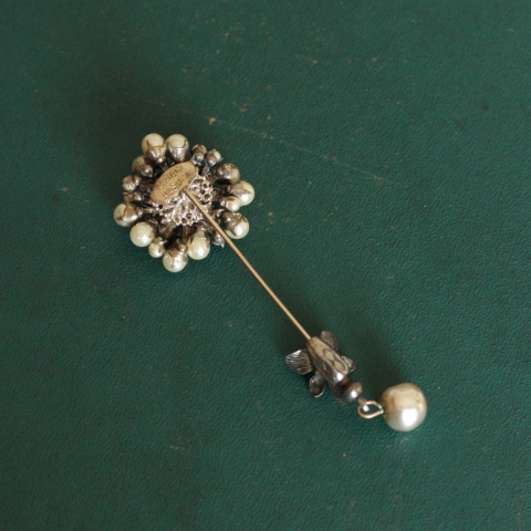 Miriam Haskell＊ミリアム・ハスケル ラインストーンとパールの