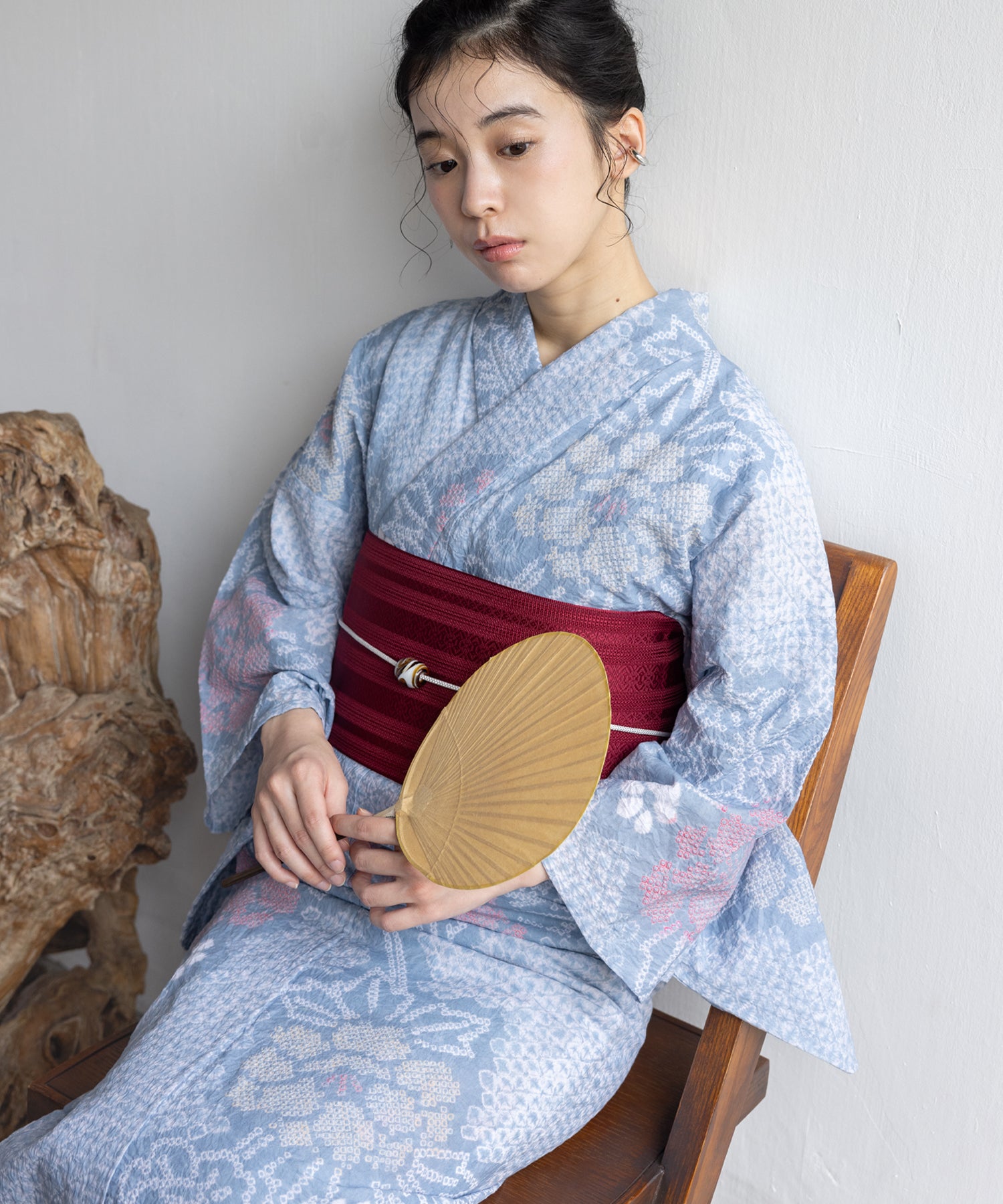 最終値下げ✩.*˚絞り浴衣 有松絞り アウトレット 【超美品】しぼ良好