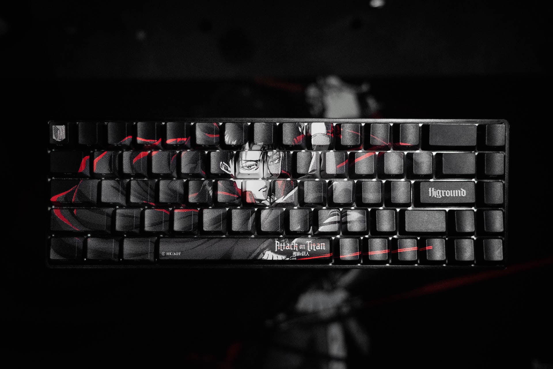Higround x Attack on Titan Keyboard Collection