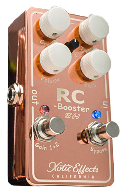 スコヘン”シグネイチャーペダル・Xotic RC Booster SHの新色が限定発売