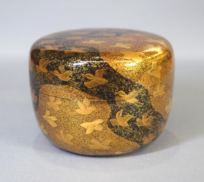 前端雅峯 時代棗写 千鳥蒔絵平棗 | 茶道具 小西康のぶろぐ