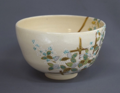 真葛焼 五代宮川香斎 卯の花垣絵 茶碗 | 茶道具 小西康のぶろぐ