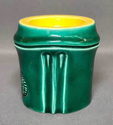 茶道具】淡々斉好写 青交趾つぼつぼ 蓋置 妙見 而妙斎好