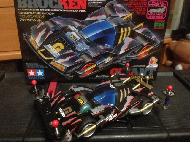 自動車 BROCKEN GIGANT PREMIUM BLACK LLIC タミヤ ミニ四駆特別企画