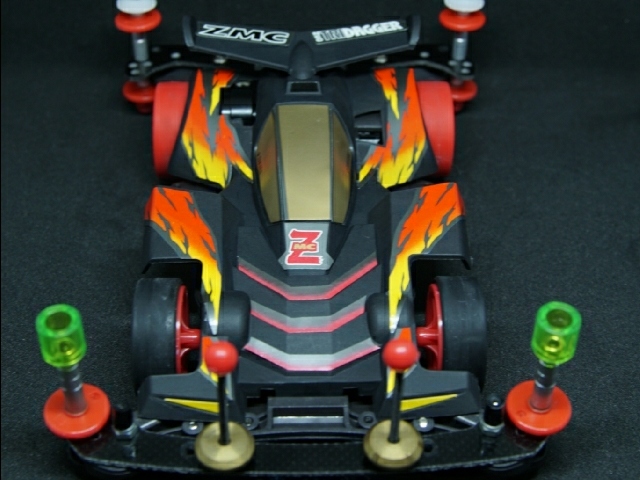 ミニ四駆 ネオトライダガー カーボン サイクロンマグナム メモリアル