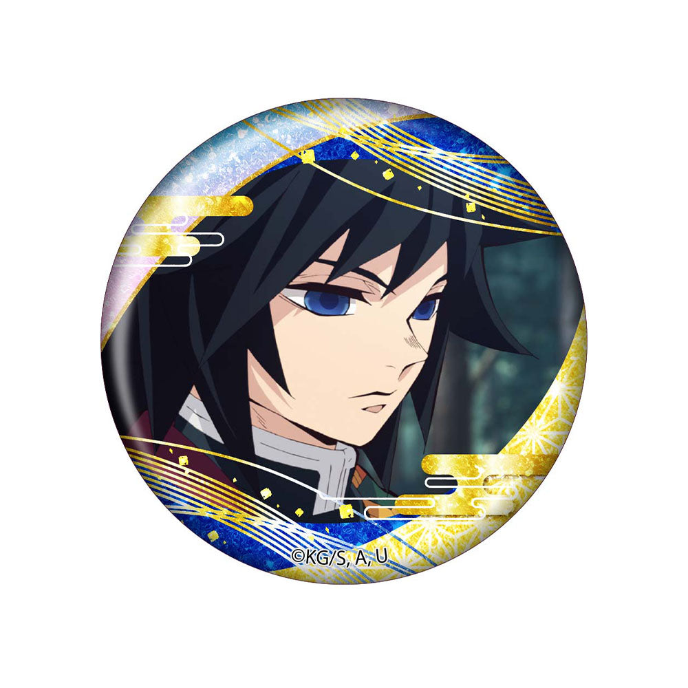 鬼滅の刃 柱書き下ろしイラスト 冨岡義勇 錆兎 くじ C賞 箔押し 缶