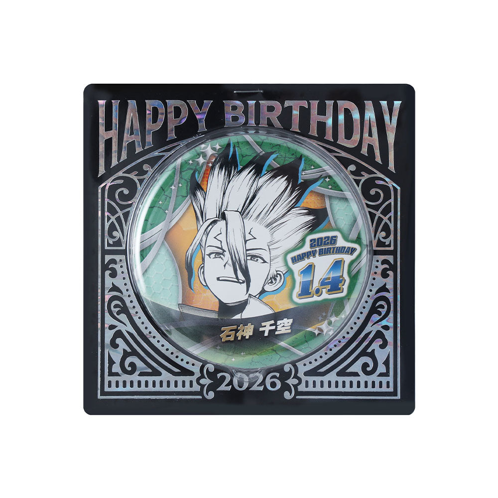 石神千空 バースデイ アクリルブロック 名場面ジオラマフィギュア 缶