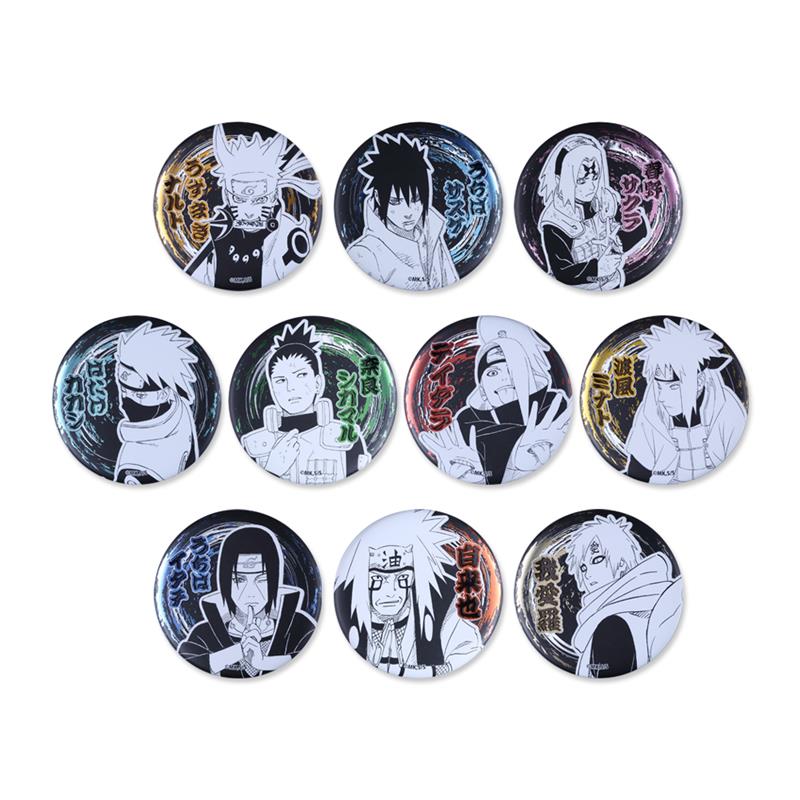 NARUTO缶バッジ EMOTIONSはたけカカシ 25周年 ジャンショ 10点 NARUTO