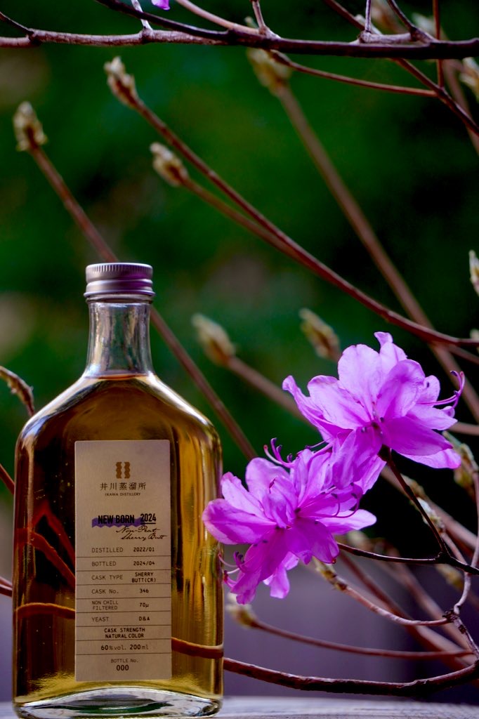 第五弾】井川蒸溜所 NEW BORN Non-Peat Sherry Butt 2024 発売の