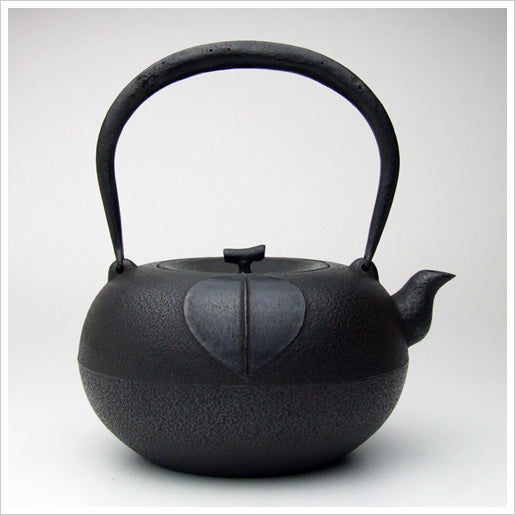 希少 南部鉄器 砂鉄 急須瓶 岩鋳 清茂作 鉄瓶 共箱 タグ付き 分福茶釜