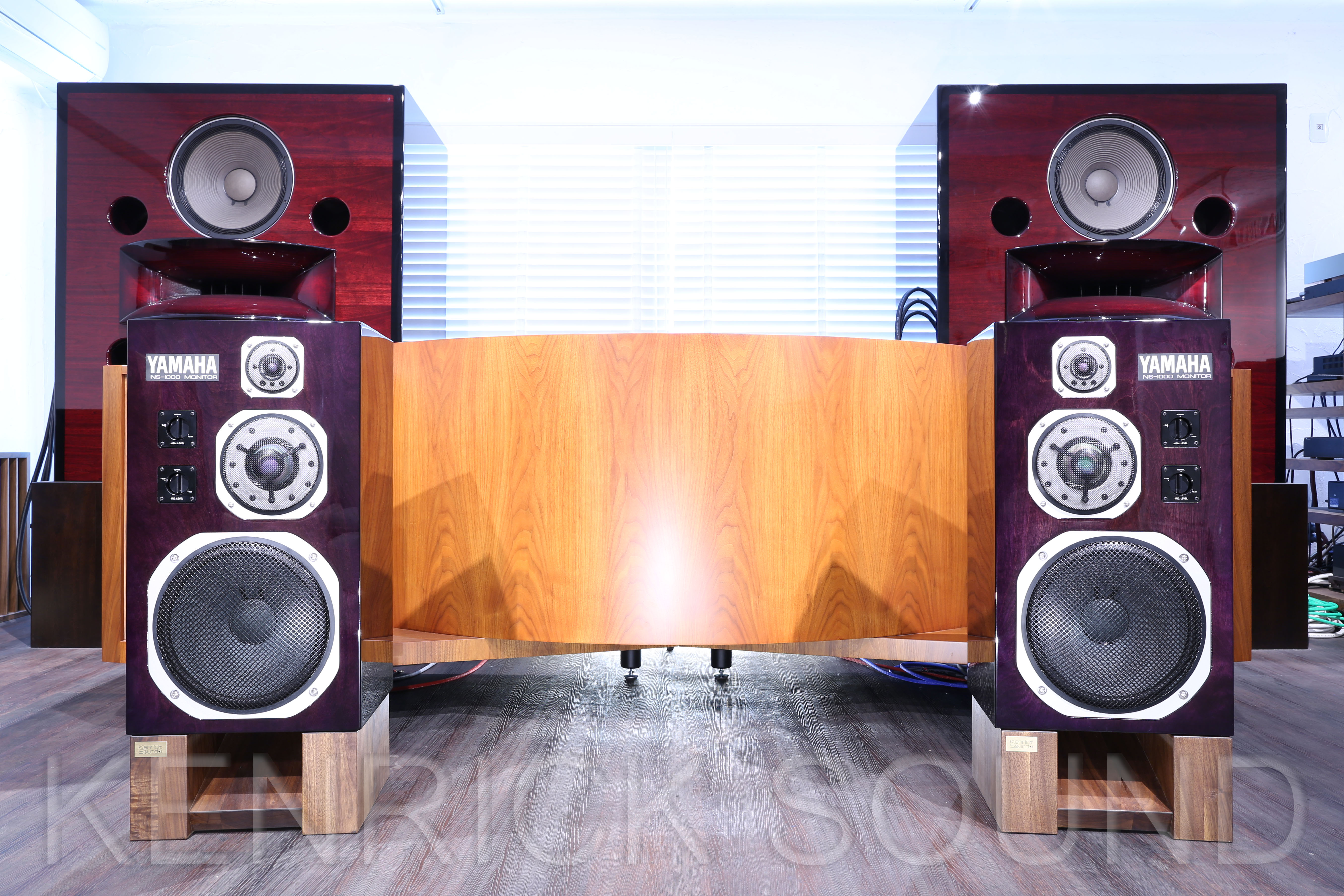 ヤマハ NS-1000 MONITOR 大型スピーカー ペア 音出OK ジャンク ヤマハ