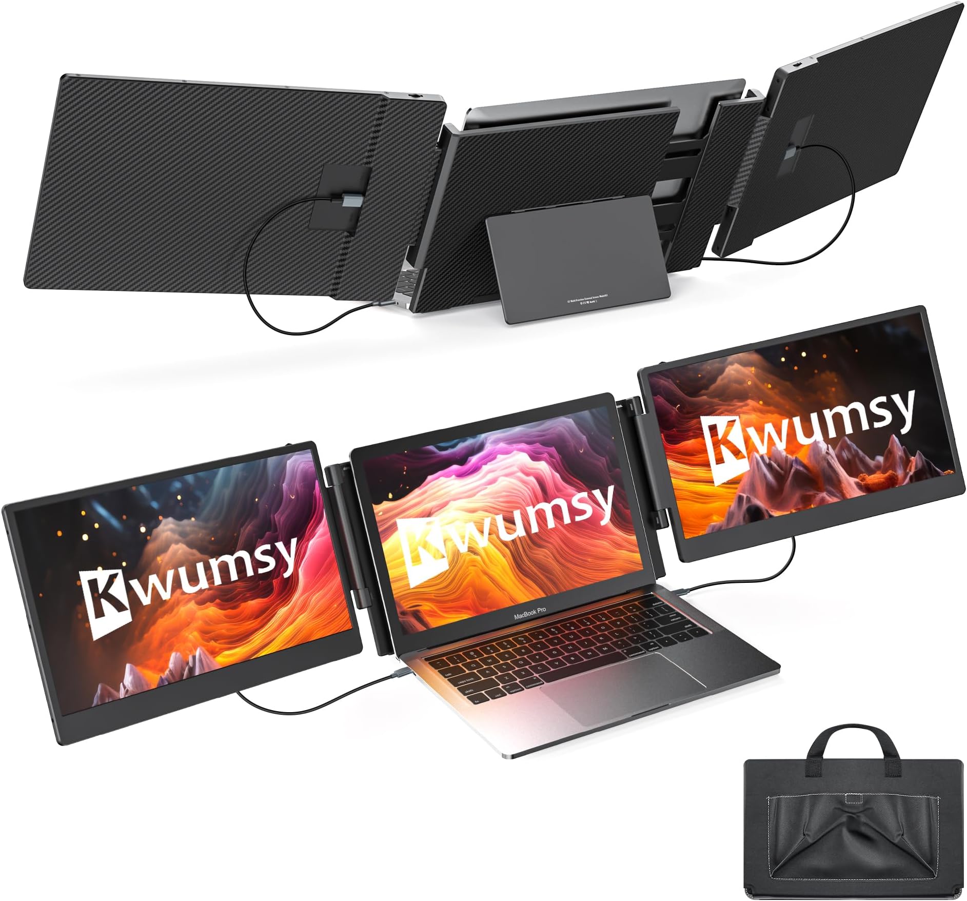 kwumsy S3 Triple Laptop Monitor Extender – Kwumsy