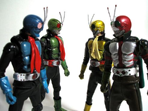 仮面ライダーTHE NEXT メディコムトイ 1号2号V3ショッカーライダー