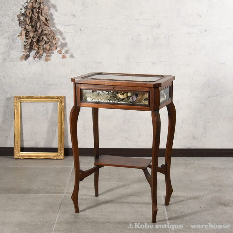 希少レア旧イマン ダイアナローズアンティーク木製テーブル