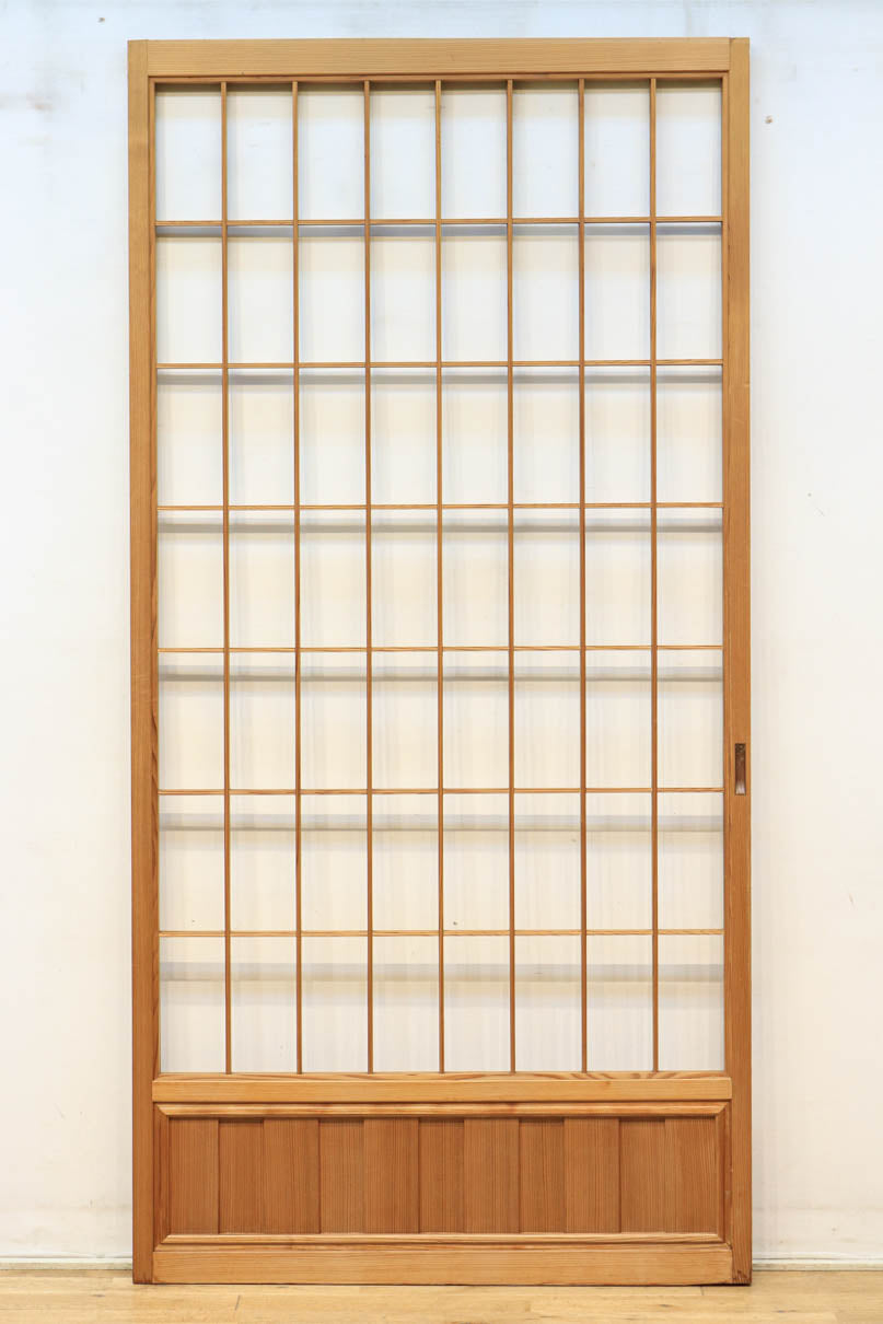 木製 衝立 自立式 障子 戸 間仕切り 和 古家具 古民具 高級 材木 天然