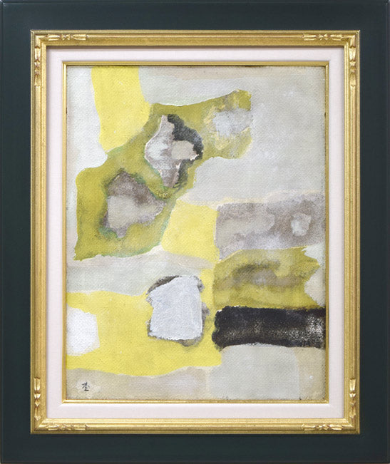 杢田たけを「田園」油絵・F6号 絵画買取・販売の小竹美術