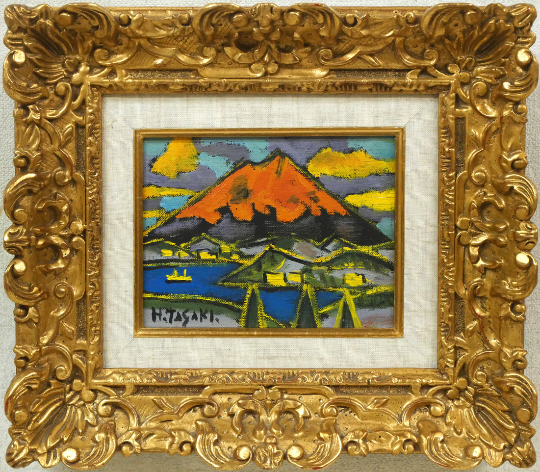 吉田正雄先生の油絵、南国の女、アンティーク 吉田正雄先生の油絵