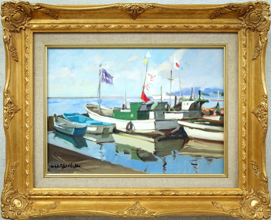 富士山 日本画 成田環作家印付き 富士山 日本画 成田環作家印付き