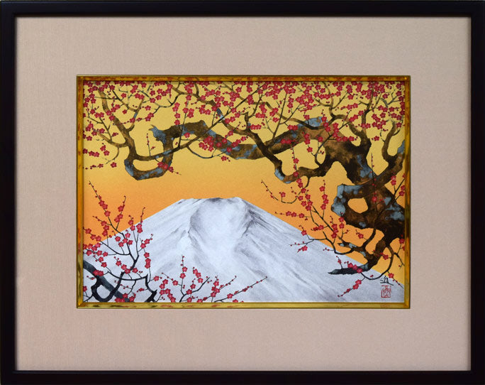 牧進「悠久景福」シルクスクリーン版画 絵画買取・販売の小竹美術