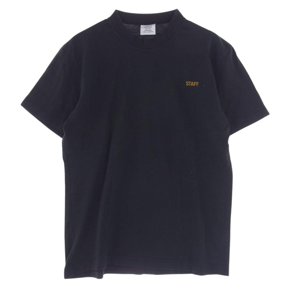 VETEMENTS ヴェトモン 18SS WAH18TR16 STAFF LOGO TEE スタッフ ロゴ