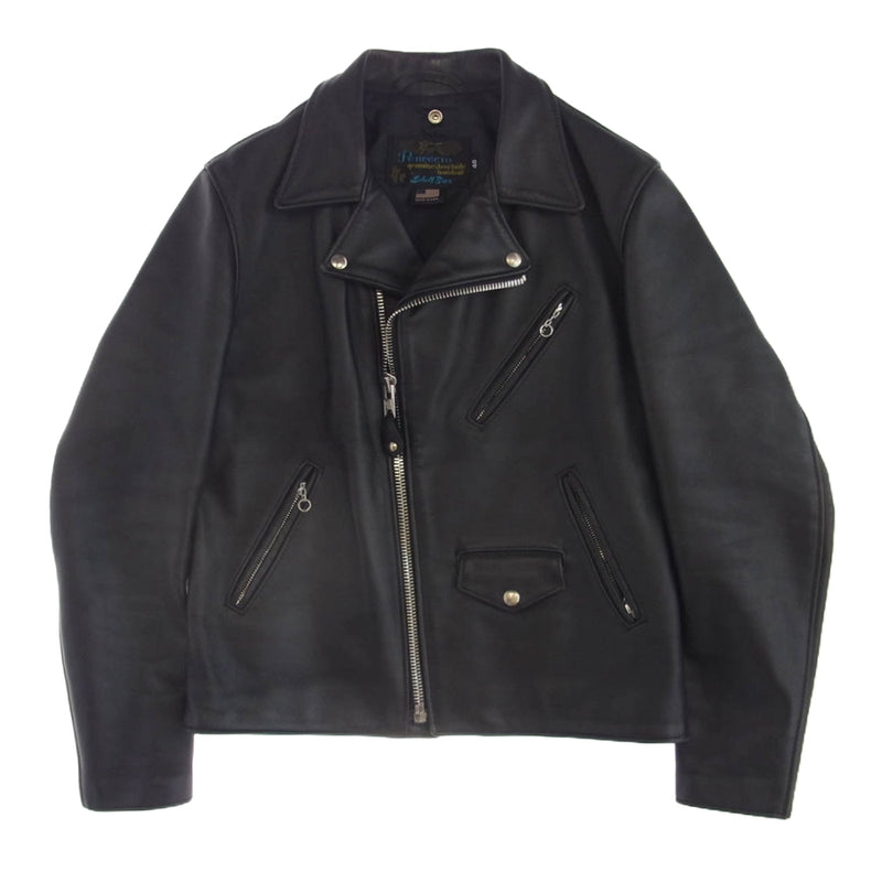 SCHOTT ショット ダブルライダース レザージャケット ブラック 40