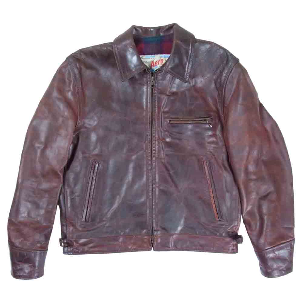 AERO LEATHER エアロレザー ハイウェイマン ホースハイド シングル