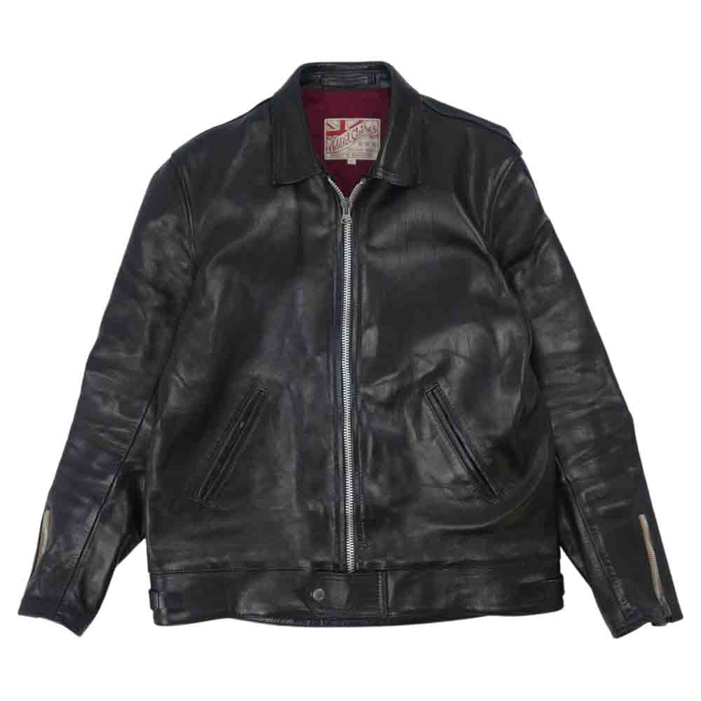 ADDICT CLOTHES アディクトクローズ AD-01 HORSEHIDE CENTER ZIP