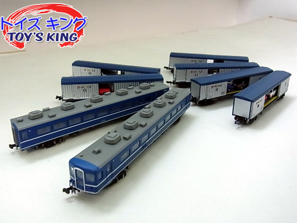 ワキ10000「カートレインさっぽろ」8両セット レール＆マイカー 14系