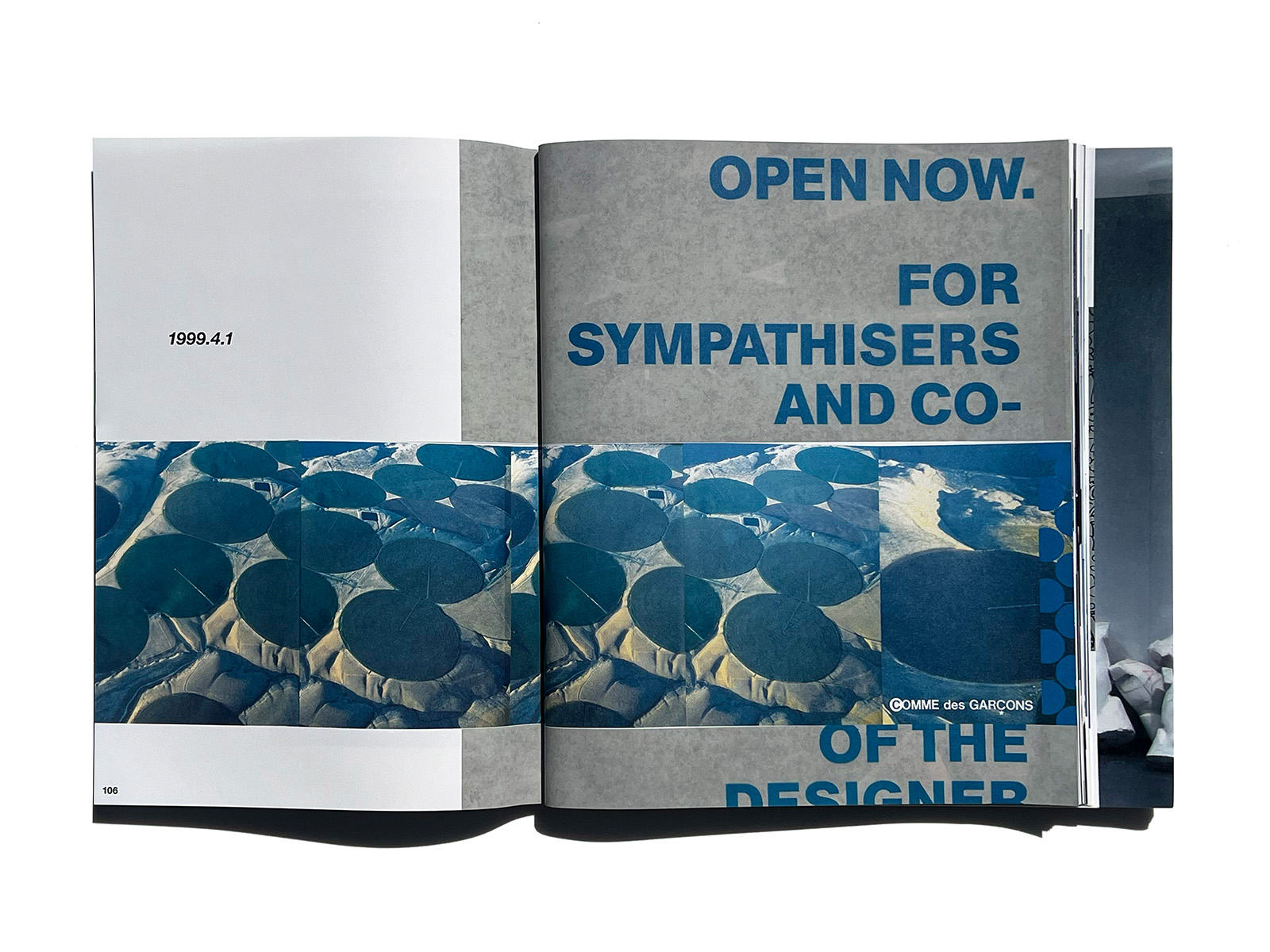 COMME des GARCONS 青山 リニューアルオープン記念 カタログ COMME des