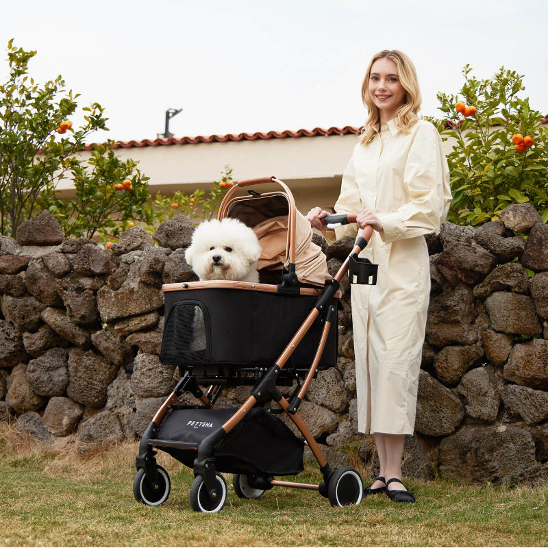 コスパ最強4WAY】KNIGHTペットカート｜多頭飼い・小型犬・中型犬に快適