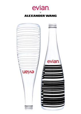 evian® And Designer Alexander Wang Release 2016 Limited Edition Bottle