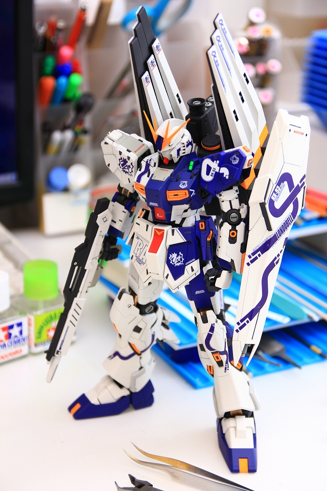 九龍ガンダム ウイングファンネル仕様 MG ニューガンダムVer.Ka 改造